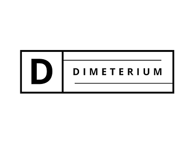 DIMETERIUM graphic design logo logo design typography