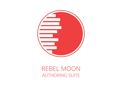 Rebel Moon graphic design illustration logo logo design