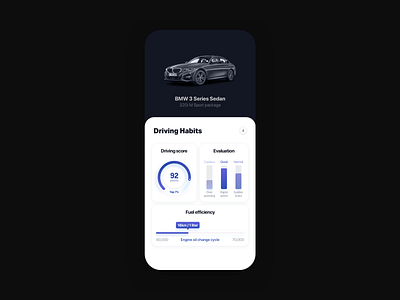 Daily UI #2. Driving Habits