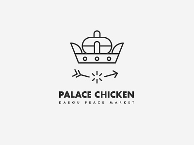 Paplace Chiken Branding branding cup logo menu