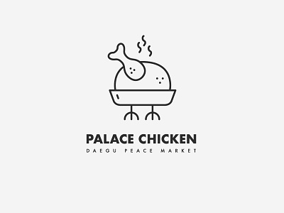 Paplace Chiken Branding branding cup logo menu