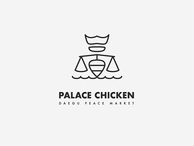 Paplace Chiken Branding branding cup logo menu