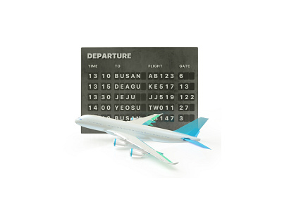 airplane airplanin airport design illustration