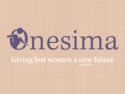Onesima Logo logo nepal purple women empowerment