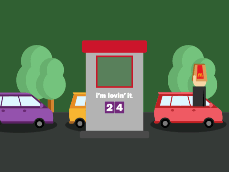 McDonald's Drive－Thru gif