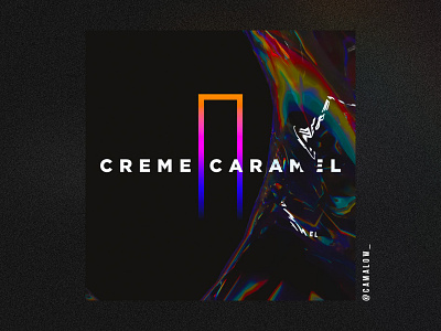 Ｃｒｅｍｅ Ｃａｒａｍｅｌ ヨヴ為 3d art art dailyinspiration design digital glitch graphic art graphic design illustration inspiration photoshop poster