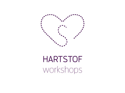 logo - Hartstof brand design identity logo sewing