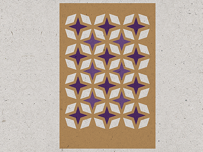 Christmas Patterns a3 a4 design gold graphics pattern poster pruple riso stars