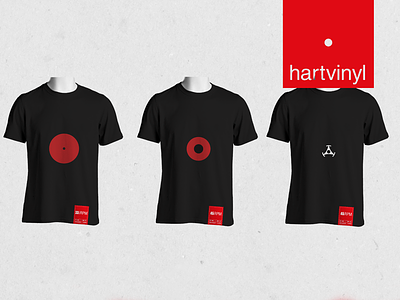 hartvinyl t-shirt label branding crowdfunding design hartvinyl kickstarter label music productdesign t-shirts vinyl