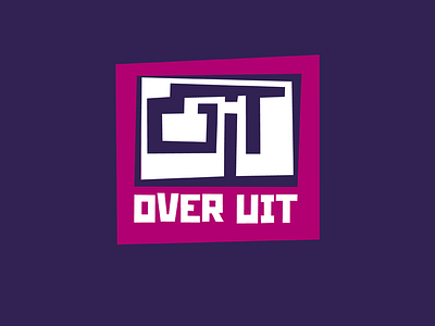 OverUIT Logo / identity cross media cultural platform graphic design identity logo