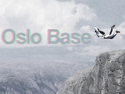 Oslo Base Jumping base draft fly fullscreen jump mountain oslo photo typography webdesign