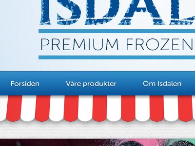 Isdalen colorful cream design frozen ice icecream isdalen premium products shop slush web website yogurt