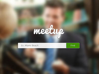 Meetup background blur blurred button input search simple