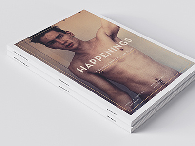 Happenings Cultural Review art book design editorial editorial design graphic design layout magazine print print design