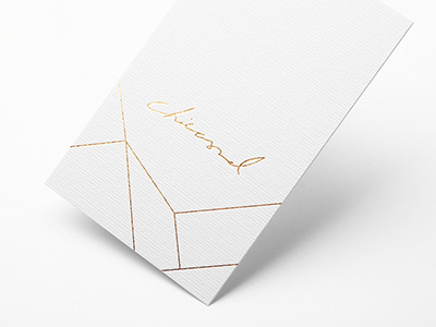 Chicasual Limited Edition V.2 brand identity branding business card calligraphy gold gold foil handwriting handwritten label lettering typography visual identity