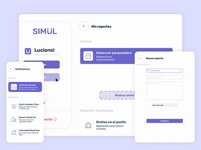 Simul App | Responsive Design app app design design interactivo landing page resposive ui ui design ux web design