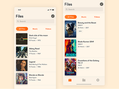 Vlc @ iPhone X - Files apple files ios iphone x media mobile movies music player psd sketch vlc
