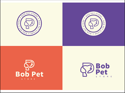 logo and brand for bob pet store branding design graphic design illustration logo vector