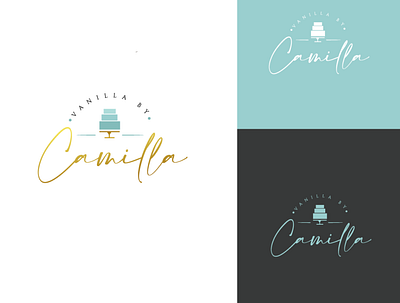 Vanilla by Camilla graphic design logo