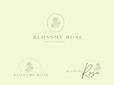Blossomy Rose branding logo