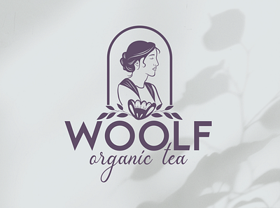 Woolf - Organic Tea branding brand branding design graphic design handdrawn logo logo design tea tea branding