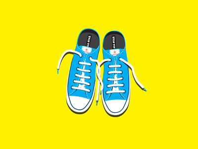 Converse All Star allstar converse designthinking desktop graphic onevectordiary shoes ui ux vector visual web