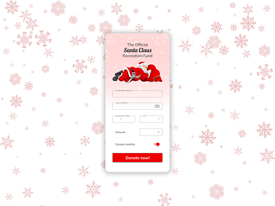 Daily UI // Donate to Santa 002 dailyui design ui ux