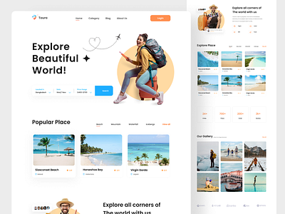 Travel Booking Website Design