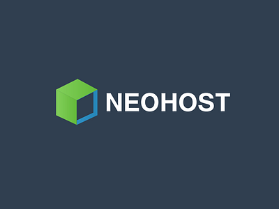 Neohost Webhosting Logo branding design hosting identity illustration logo logotype mark minimal webhosting