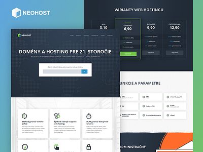 NEOHOST Webhosting, Web Site - final