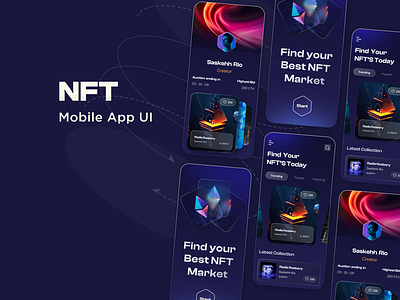 NFT Mobile App Design