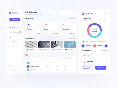 File Manager Dashboard