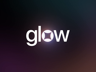 Glow - Logo animation 3d animation branding graphic design logo motion graphics
