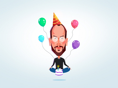 Happy Birthday, Steve Jobs! steve jobs illustration