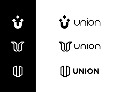 Union Logo Concepts alphabet u identity logo logo mark mark minimal monogram