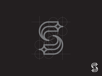 Sole Saint Grid! branding construction grid icon identity letter logo mark s star symbol