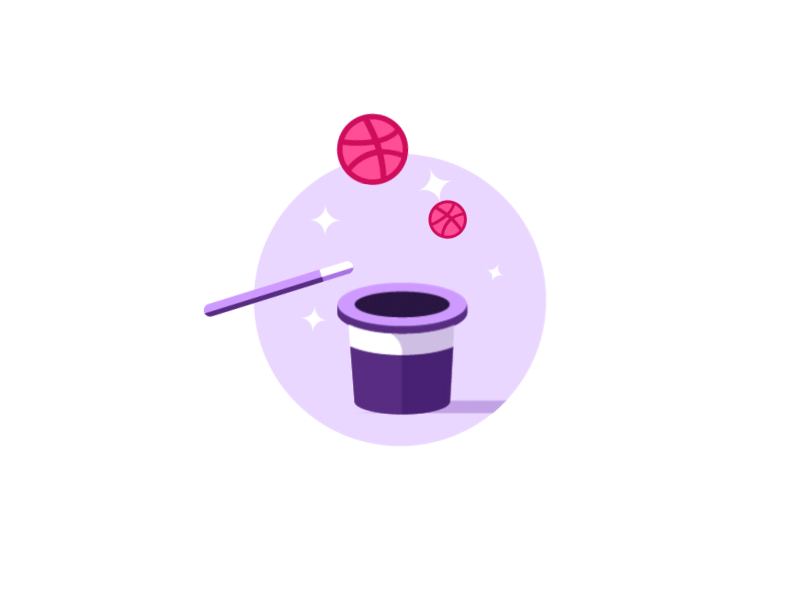 Dribbble invitation anim