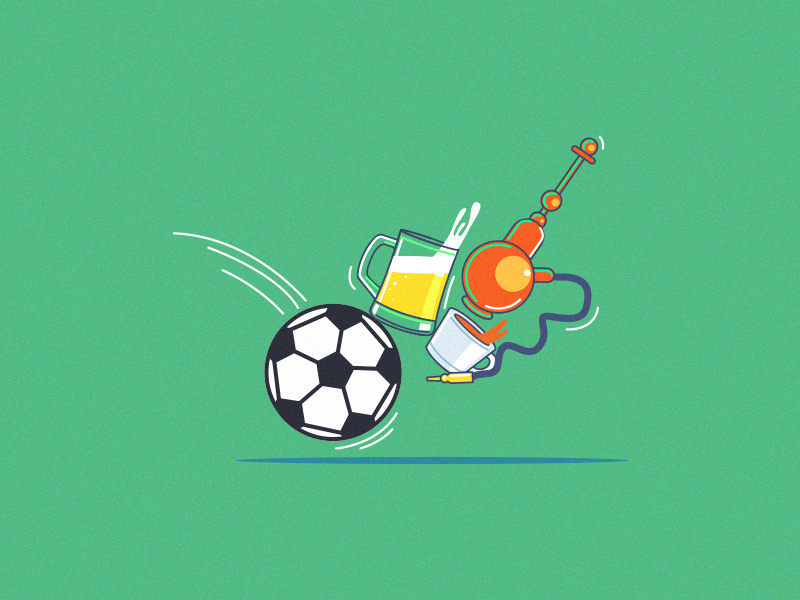 Animated Explanation for Yowzapp game animated explanation sports illustration video explainer video animation 2d animation