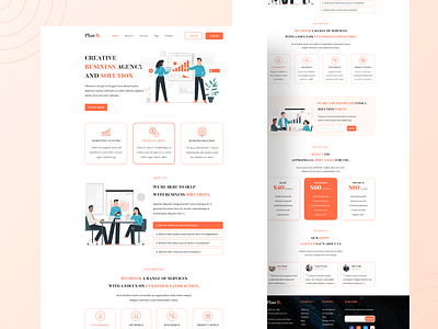 Business Agency Landing Page