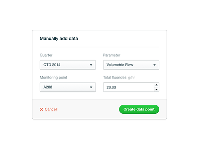 Manually Add Data cancel forms i fucking love forms input modal webapp white