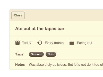 Ate out at the tapas bar ipad