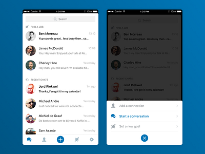 Sideproject: LinkedIn Chat