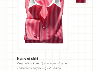 Striped shirt grid no linen website