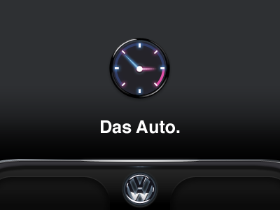 Clock for car theme