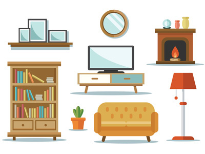Home Interior Vector freelance home icon project shutterstock vector
