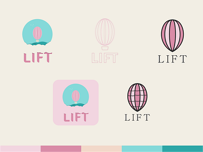 Logo Design "LIFT" branding dailylogochallenge design flat icon logo vector