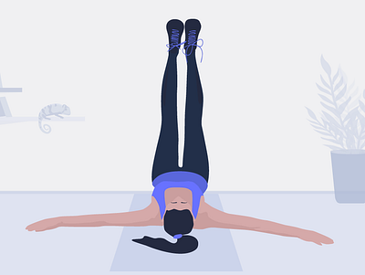 Maintaining Flexibility illustration training vector