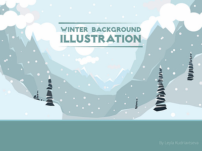 The Landscape Illustration adobe illustrator background illustration landscape vector vector art