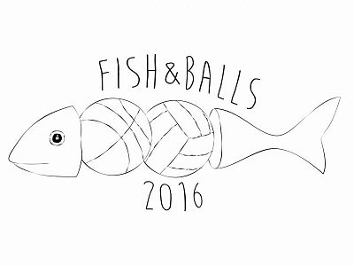 Fish&Balls balls basketball fish fishnballs tee torneo tshirt vittorioveneto volley volleyball