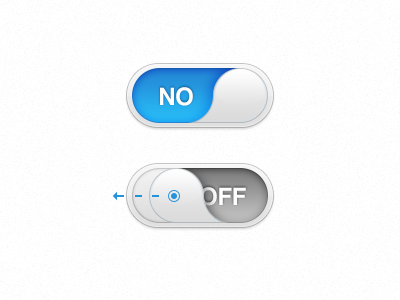 Toggle off on setting switch toggle ui ux